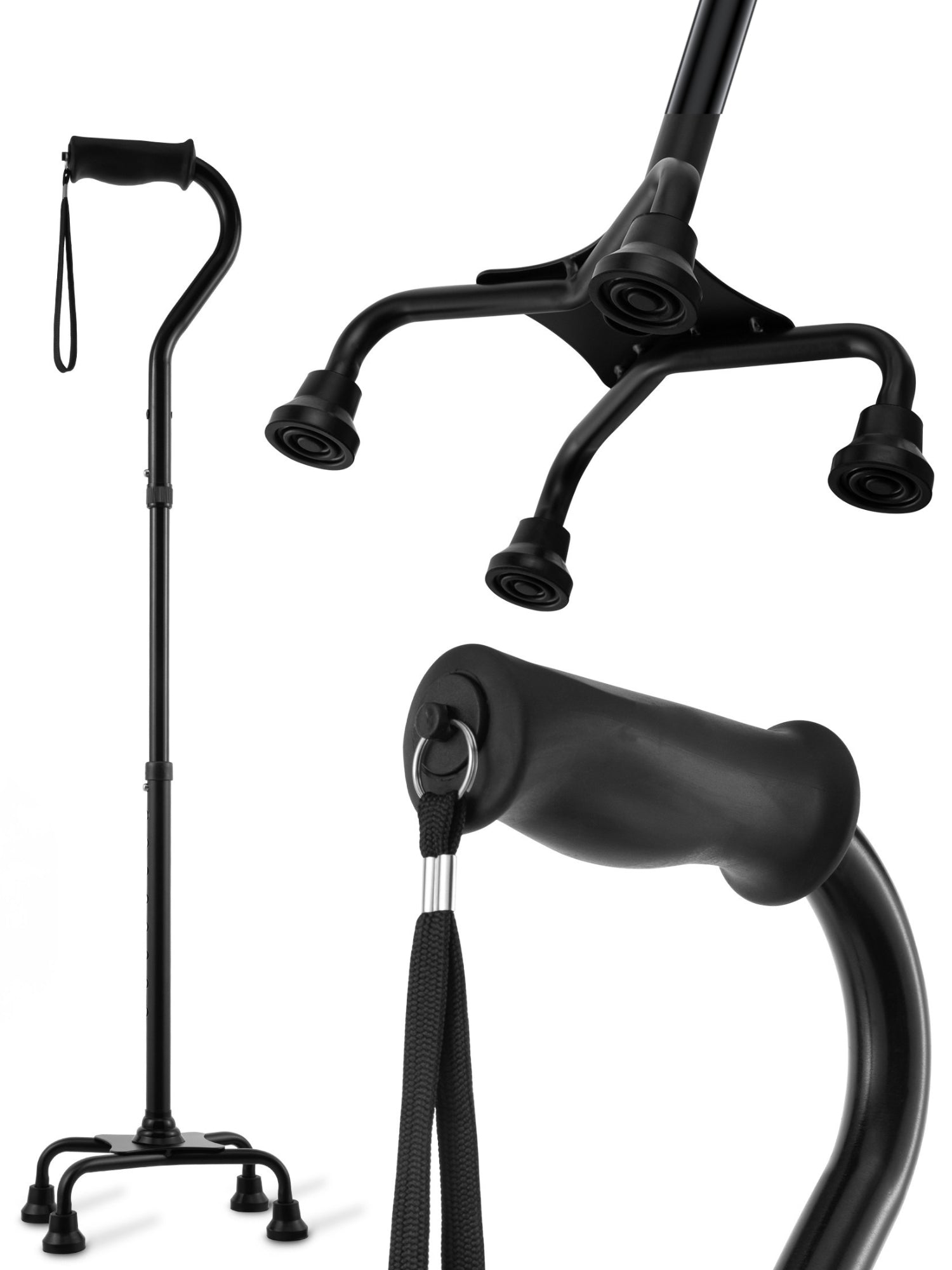 Walking Quad Cane - Extra Balance & Stability