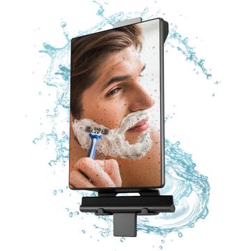 Fogless Shower Mirror for Shaving with Water Tank